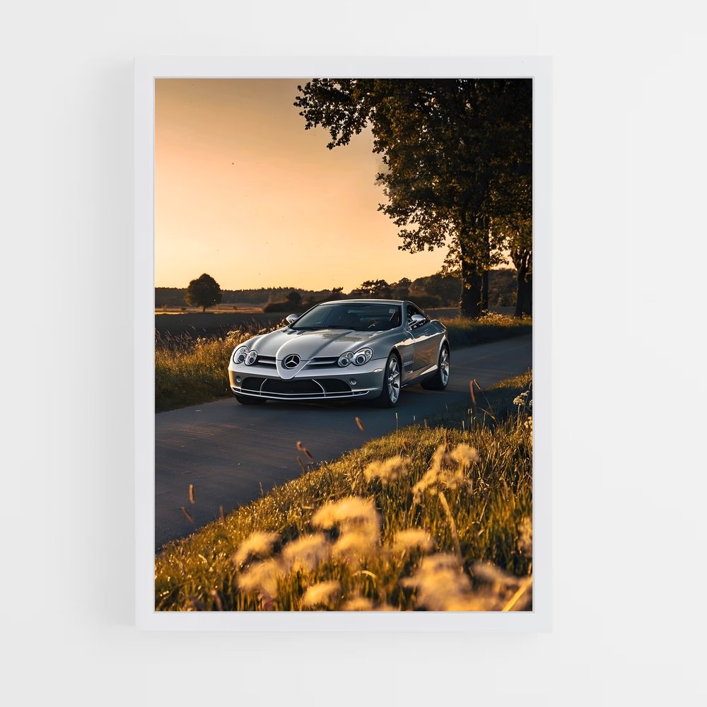 Poster magnifique Slr mclaren – affiche Mercedes (vue 3)
